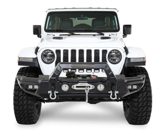 Front Bumper With LED Lights for Jeep Wrangler JK & JL & Gladiator 2007-2025