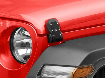 Bonnet Lock With Chrome for Jeep Wrangler JK & JL & Gladiator 2007-2024