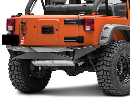 Topfire Rear Bumper Aluminum for Jeep Wrangler JK 2007-2017