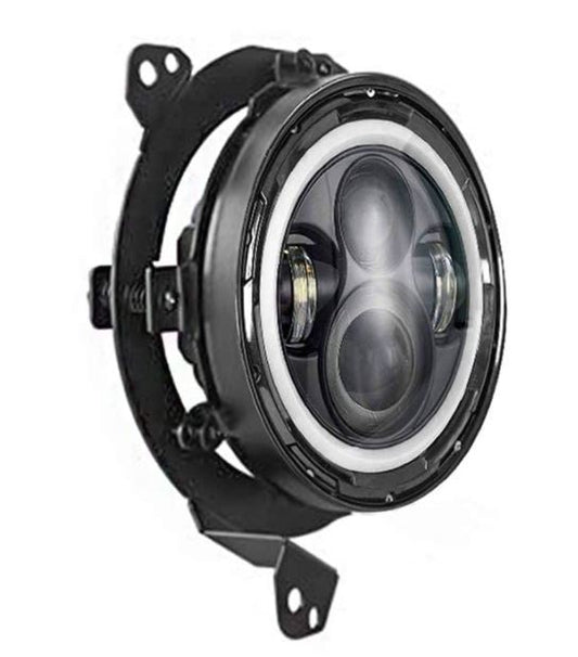 Headlight Mounting Bracket Ring For Jeep Wrangler JL & Gladiator 2018-2025