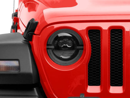 Headlight White LED With DRL for Jeep Wrangler JL & Gladiator 2018-2025