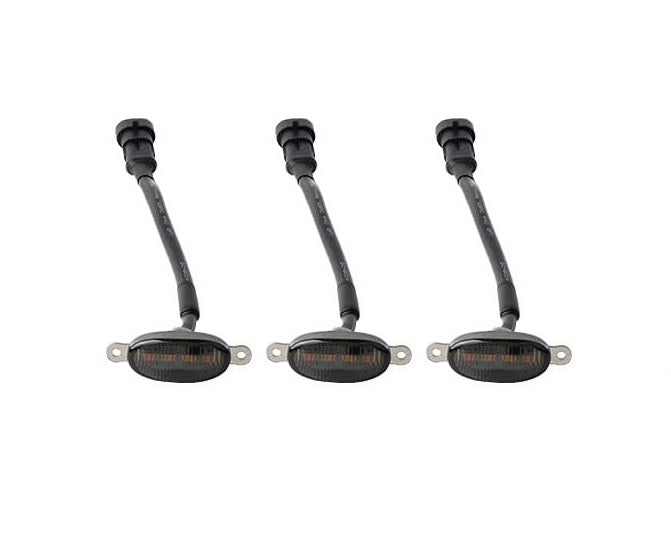 Amber LED Grille Lights for Jeep Wrangler JK & JL & Gladiator 2007-2023