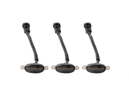 Amber LED Grille Lights for Jeep Wrangler JK & JL & Gladiator 2007-2023