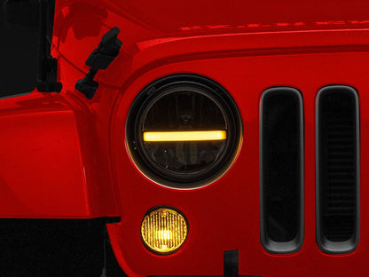 LED Headlight With DRL for Jeep Wrangler JK 2007-2017