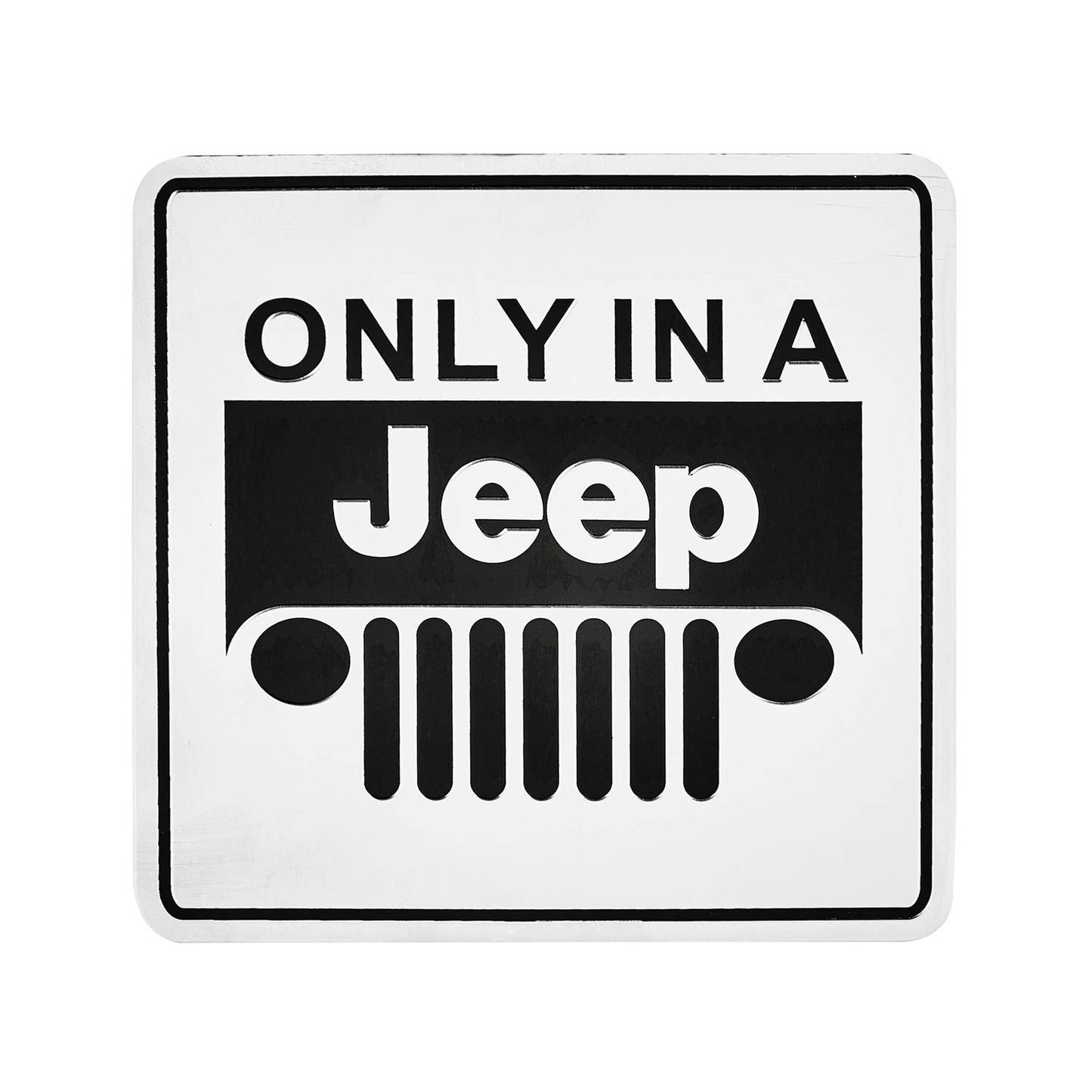 Only In a Jeep logo emblem sticker