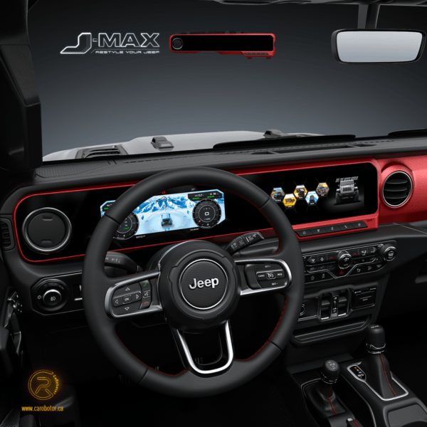 Carobotor J Max dashboard for Jeep Wrangler JL & Gladiator 2018-2023
