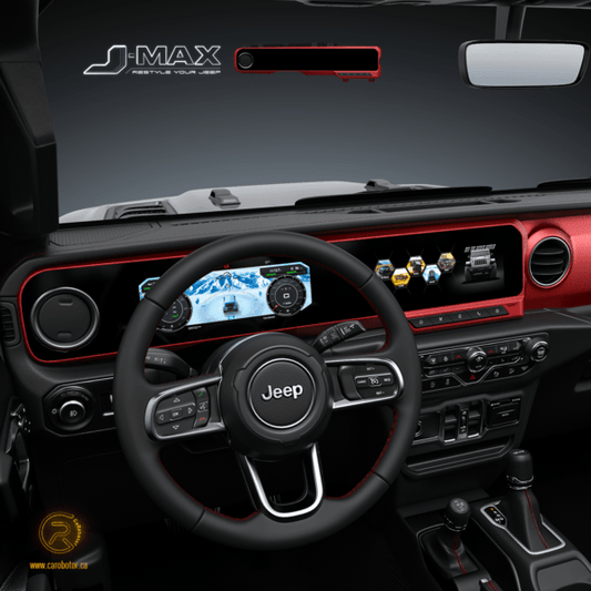 Carobotor J Max dashboard for Jeep Wrangler JL & Gladiator 2018-2024