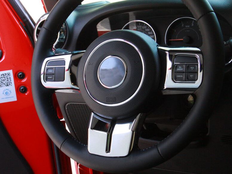 Steering Wheel Dashboard Air Cover Trim for 4 Door Jeep Wrangler JK 2011-2017