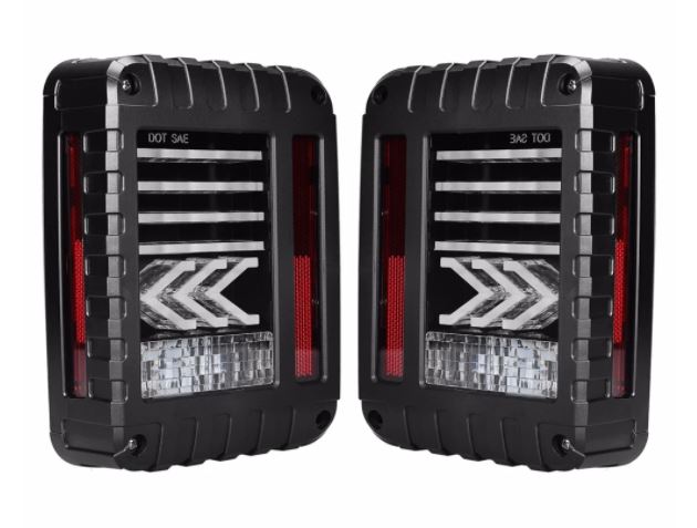 LED Linear Arrow Tail Light for Jeep Wrangler JK 2007-2017