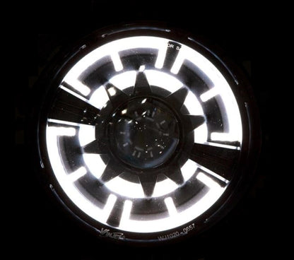 Headlight White LED with Oculus DRL for Jeep Wrangler JL & Gladiator 2018-2023