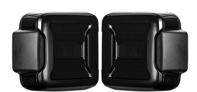 4D Black LED Tail Light For Jeep Wrangler JL 2018-2025