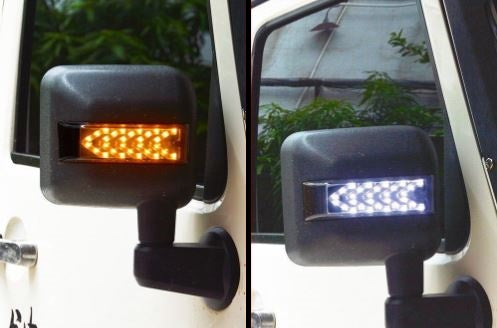 Side Mirror Cover With LED Signal for Jeep Wrangler JK 2007-2017