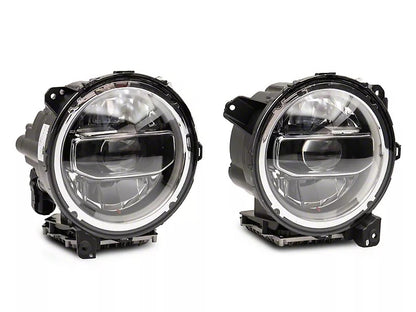 Rubicon Headlight White LED With DRL for Jeep Wrangler JL & Gladiator 2018-2023