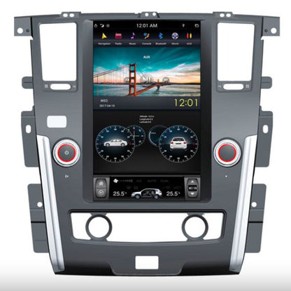 13.6 Inch ( Tesla Style ) Screen Android Navigation GPS for Nissan Patrol Y62 2010-2019