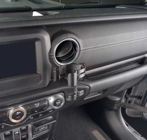 Phone & Cup Holder Stand For Jeep Wrangler JK & JL 2011-2025