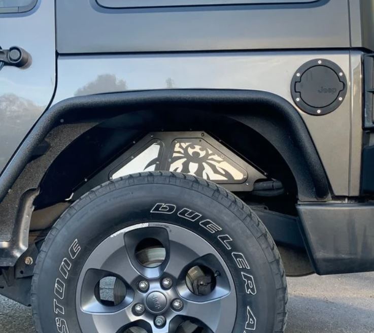 Poison Spyder Vented Rear Inner Fenders for Jeep Wrangler JK & JL 2007-2025