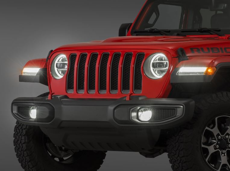 Rubicon Headlight White LED With DRL for Jeep Wrangler JL & Gladiator 2018-2025