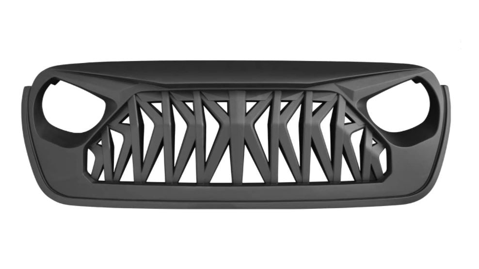 Angry Shark Grill for Jeep Wrangler JL & Gladiator 2018-2025