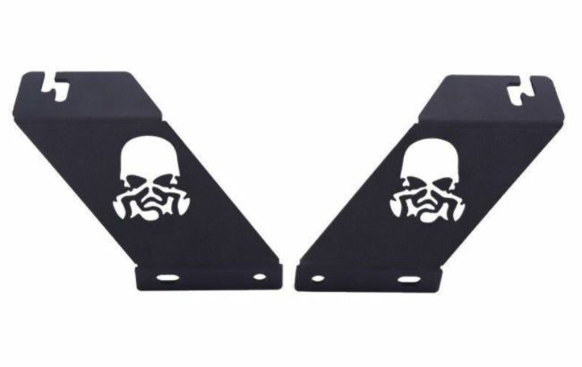 2 Pcs Hood Bracket for 21 & 32 Inch Light Bar for Jeep Wrangler JK 2007-2017