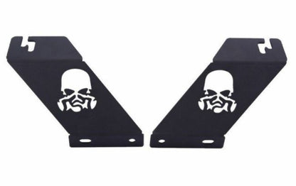 2 Pcs Hood Bracket for 21 & 32 Inch Light Bar for Jeep Wrangler JK 2007-2017