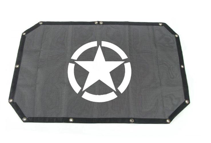 Sun Shade Top Cover For Jeep Wrangler 2 Door JK & JL 2007-2025