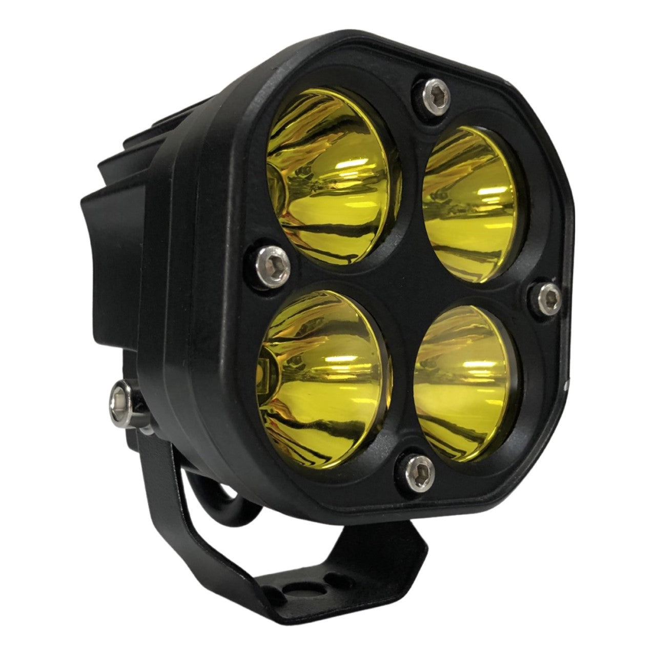 2 Pcs 3 Inch Yellow LED Light