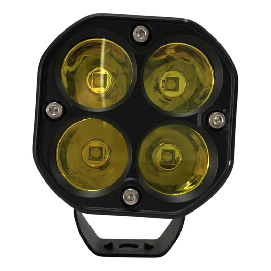 2 Pcs 3 Inch Yellow LED Light