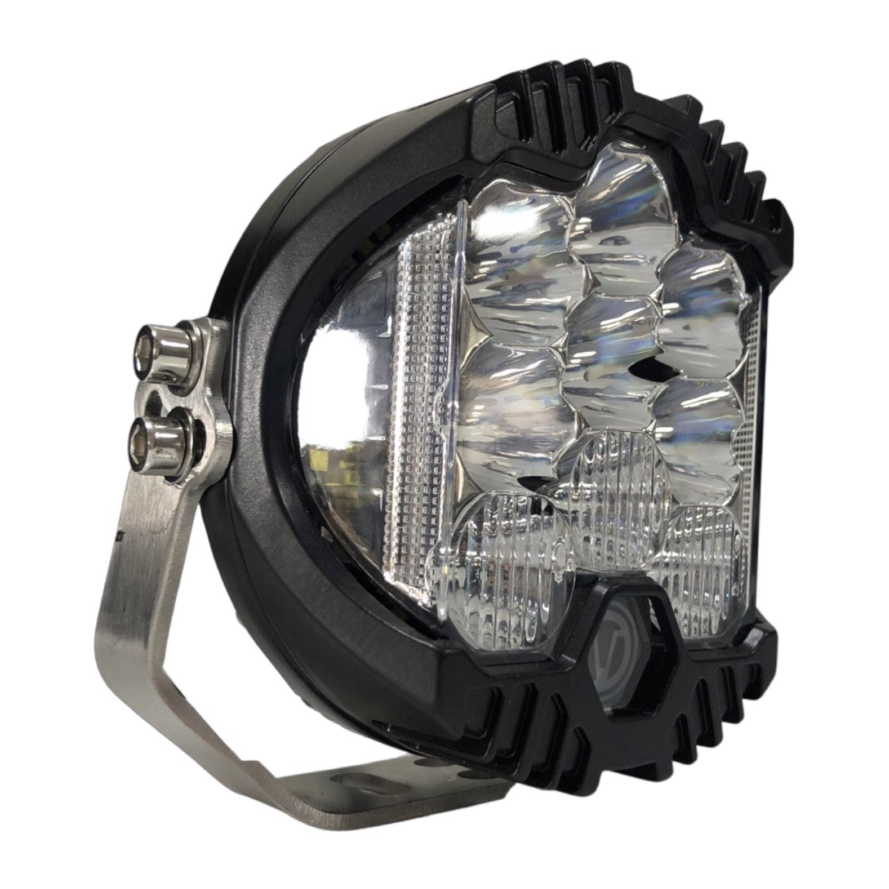 2 Pcs 5 Inch White LED Light with DRL
