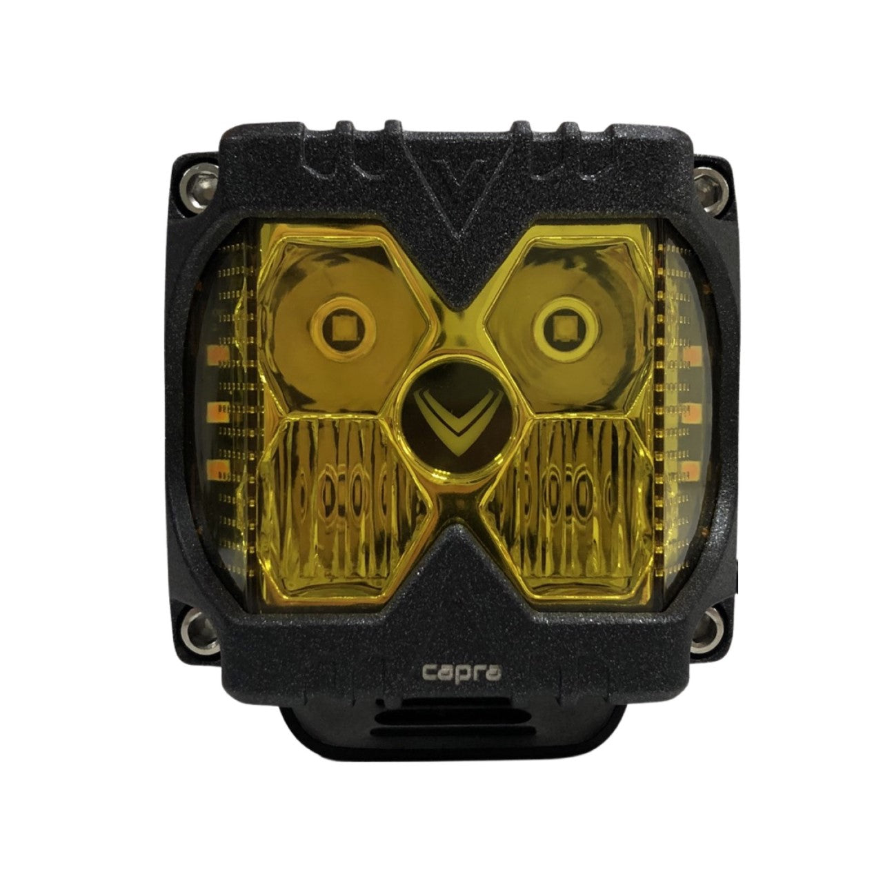 2 Pcs 4 Inch Yellow LED Light