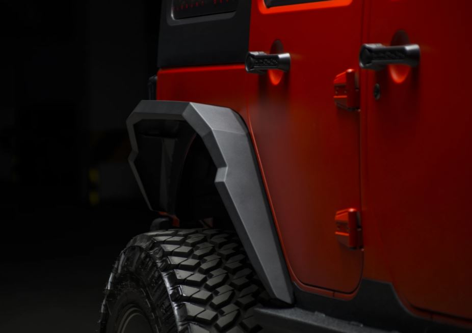 Topfire Marauder II Aluminum Alloy Fender for Jeep Wrangler JK & JL & Gladiator  2007-2025
