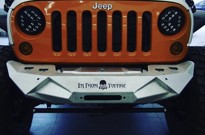 Topfire Front Bumper Aluminum for Jeep Wrangler JK & JL & Gladiator 2007-2023