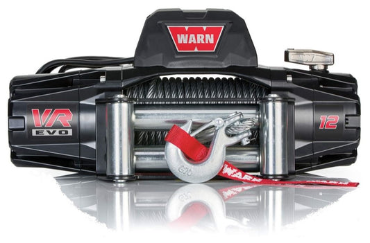 Warn VR EVO 12, 12,000 lbs Winch with Steel Rope & Wireless Remote
