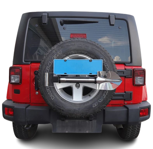 Shovel & Number Plate Holder for Jeep Wrangler JK 2007-2017