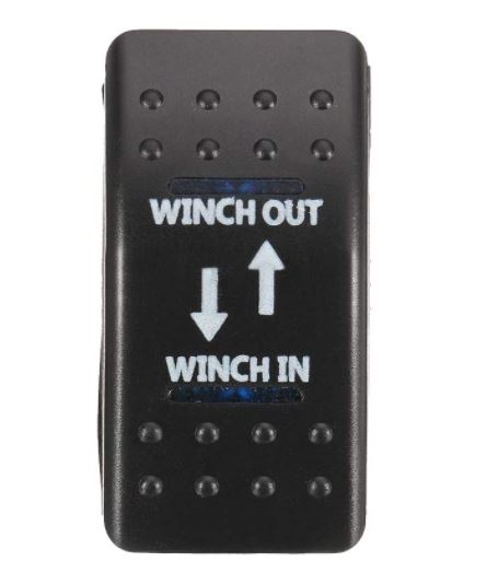 Winch In & Winch Out LED Switch By Rocker Switch