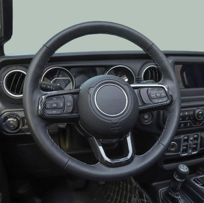 ABS Carbon Fiber Steering for Jeep Wrangler JL 2018-2025