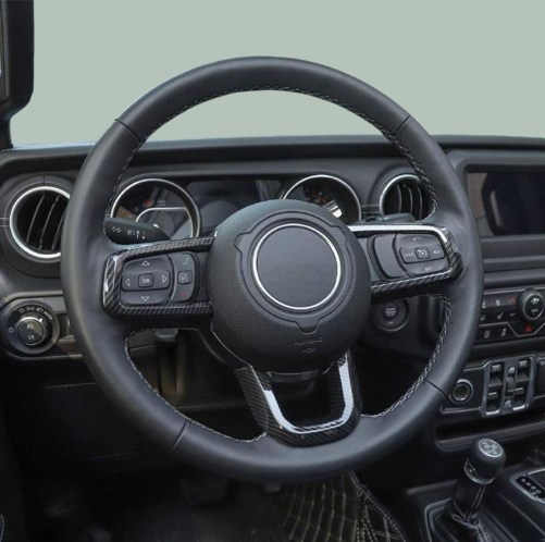 ABS Carbon Fiber Steering for Jeep Wrangler JL 2018-2025