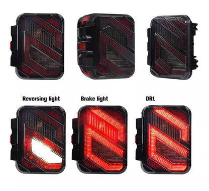 Smoked LED Tail Light For Jeep Gladiator 2020-2025