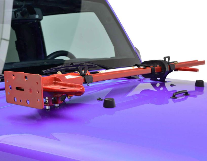 Door Bonnet Hinge Lift Jack Bracket for Jeep Wrangler JK & JL & Gladiator 2007-2025