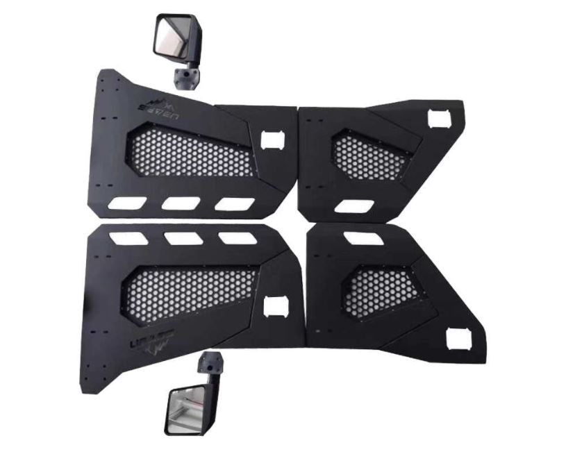 Mesh Half Door for 2 Door & 4 Door Jeep Wrangler JK & JL & Gladiator 2007-2025