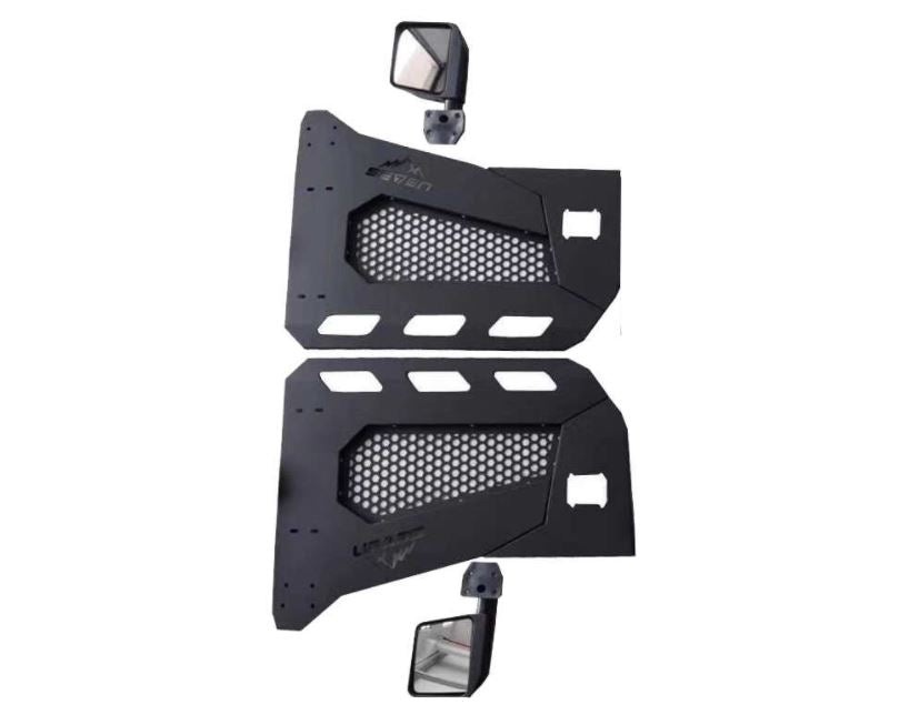 Mesh Half Door for 2 Door & 4 Door Jeep Wrangler JK & JL & Gladiator 2007-2025