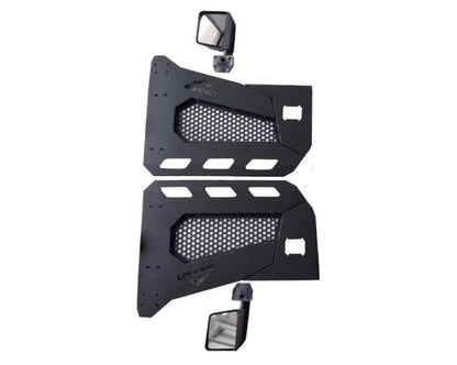 Mesh Half Door for 2 Door & 4 Door Jeep Wrangler JK & JL & Gladiator 2007-2025