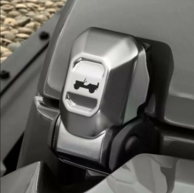 Bonnet Lock With 1941 Logo for Jeep Wrangler JL & Gladiator 2018-2025