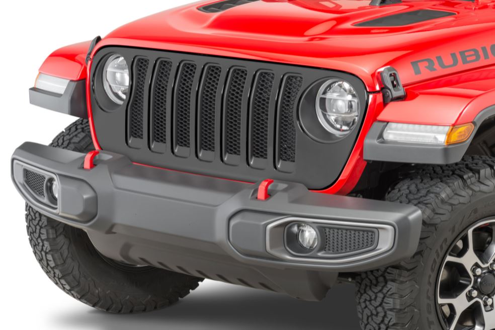 Front Grill With Mesh for Jeep Wrangler JL & Gladiator 2018-2023