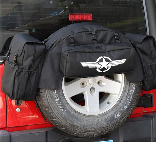 Spare Tire Storage Bag for Jeep Wrangler JK & JL 2007-2025